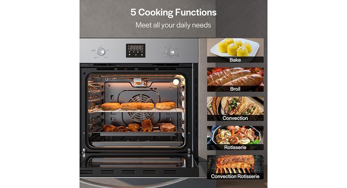 24-Inch Gas Wall Oven 