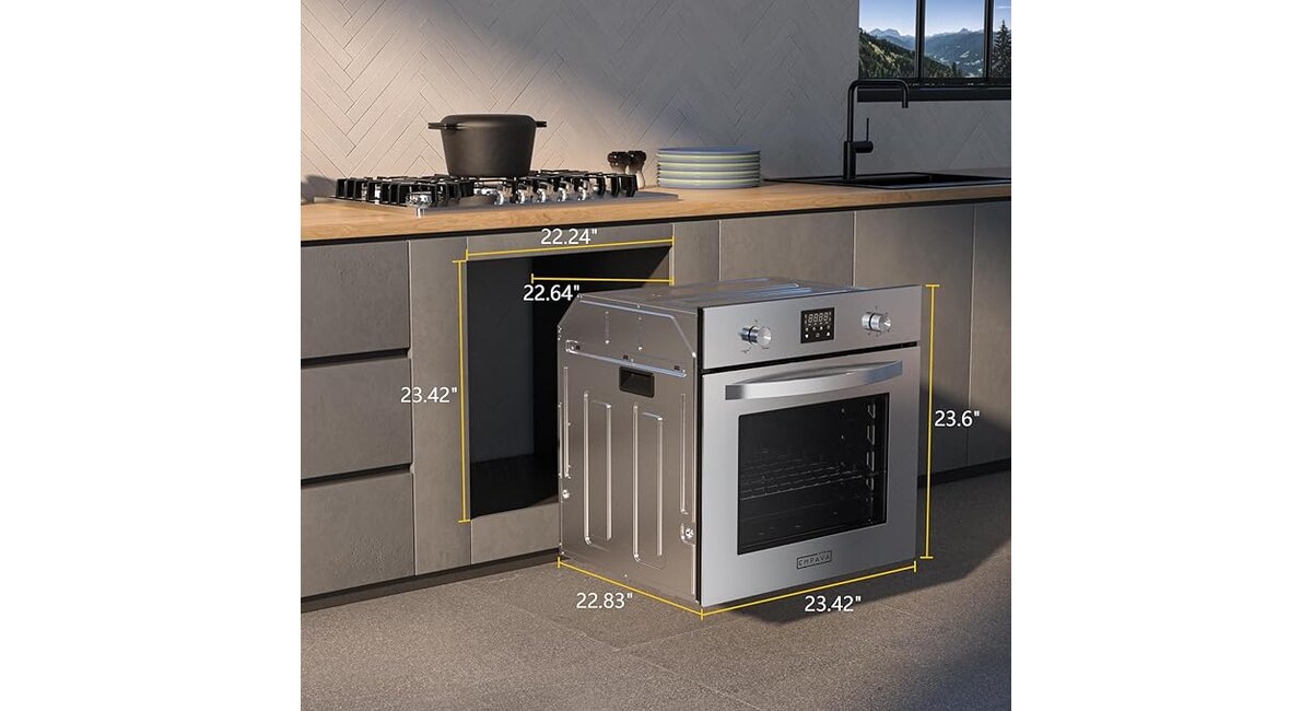 24-Inch Gas Wall Oven 