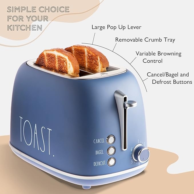 2 slice bread toaster