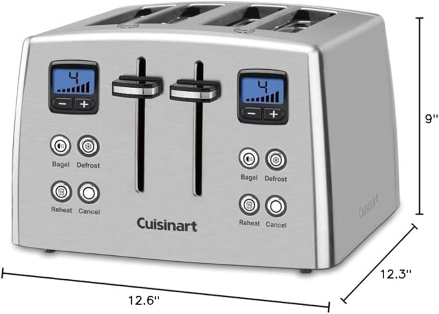 digital toaster 4 slice 